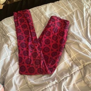Lularoe, pink leggings